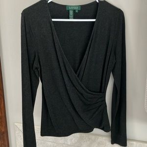 Ralph Lauren Slate Gray Top